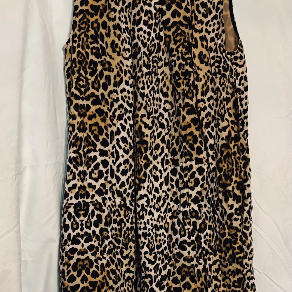 Rachel Zoe Animal Print Dress with Black Trim